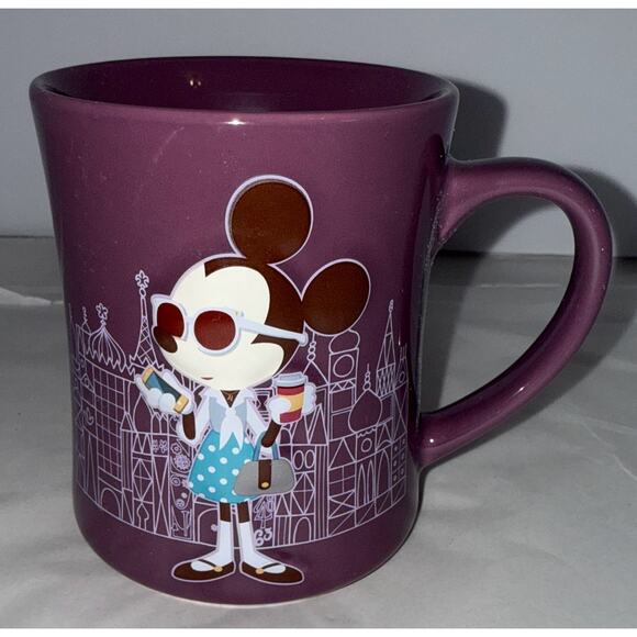 NEW Authentic Disney Parks Mickey's Really Swell Coffee Mug Purple Collectible - Picture 4 of 5